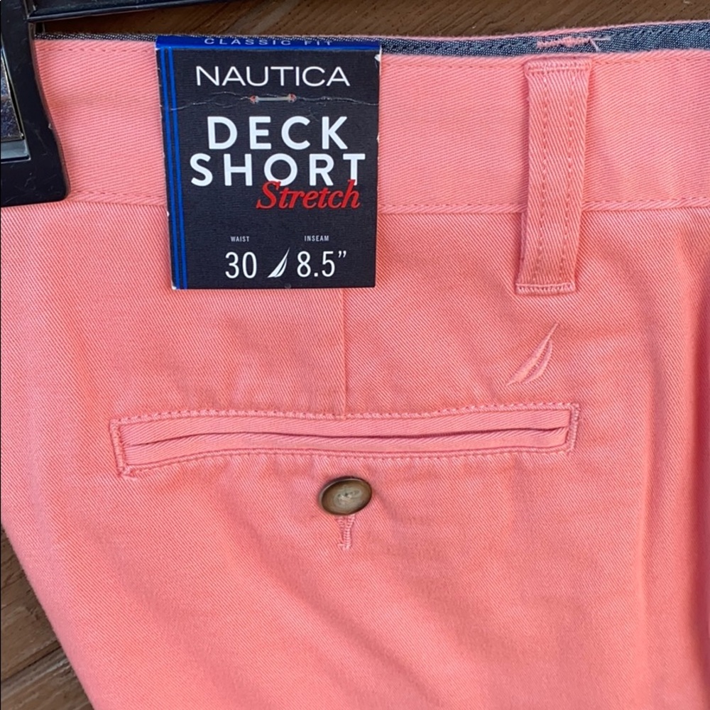 Nautica Men's Classic Fit Flat Front Stretch - Picture 3 of 5